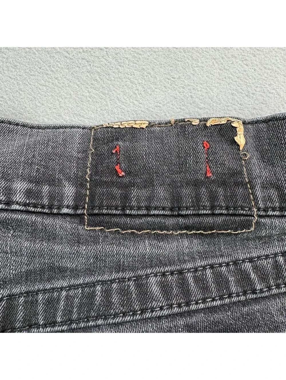 Vintage True Religion Rocco Relaxed Skinny Jeans Size 30x30 in. Black